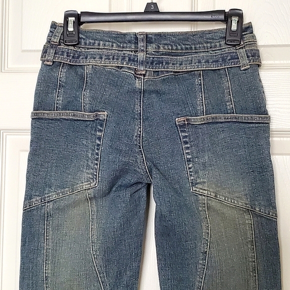 Rue21 Stretch Low Rise Denim Jeans with Belt - Picture 6 of 10